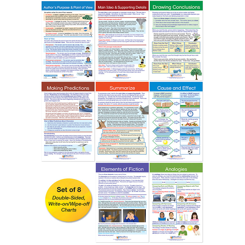READING COMPREHENSION BB CHART SET