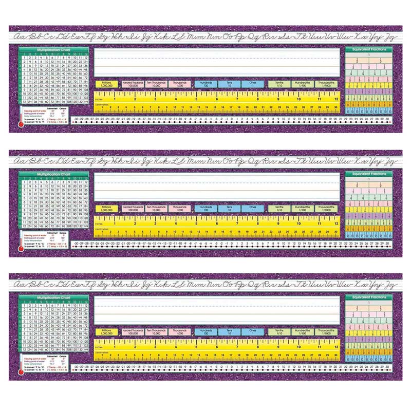 (3 PK) DESK PLATE INTERMEDIATE