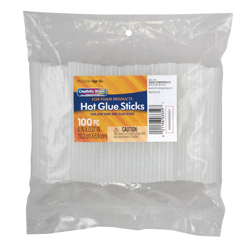 100CT HOT GLUE STICKS FOAM PRODUCTS