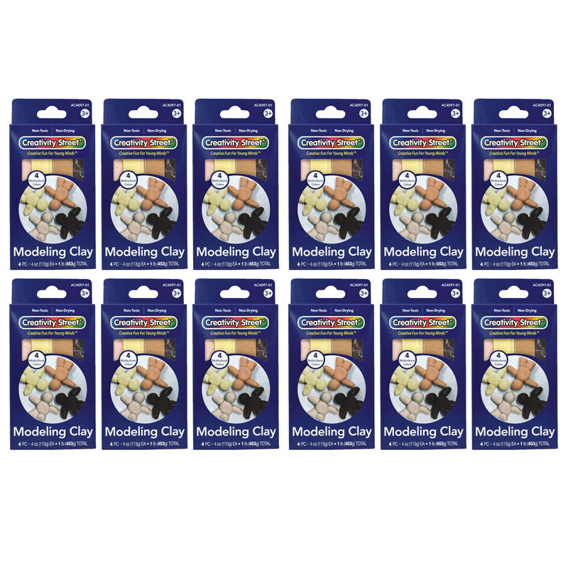 (12 EA) MODELNG CLAY 1 LB MULTCLTRL