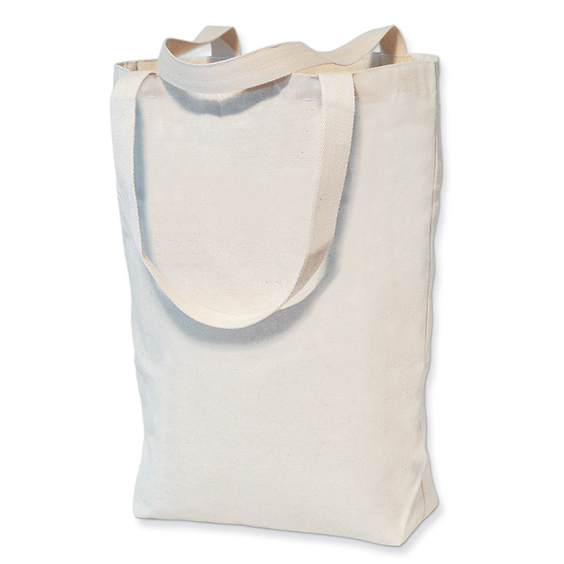 LARGE CANVAS TOTE BAG 11 X 14 X 4IN