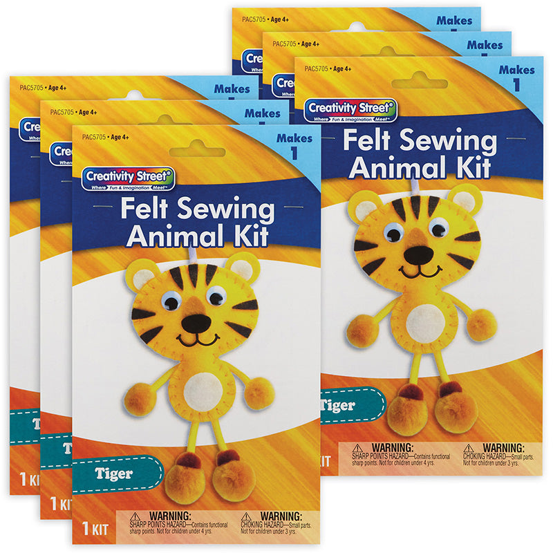 (6 EA) CREATIV STR CRAFT KIT TIGER