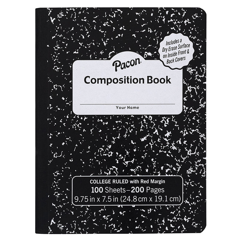 COMPOSITION NOTEBOOK WITH DRY ERASE