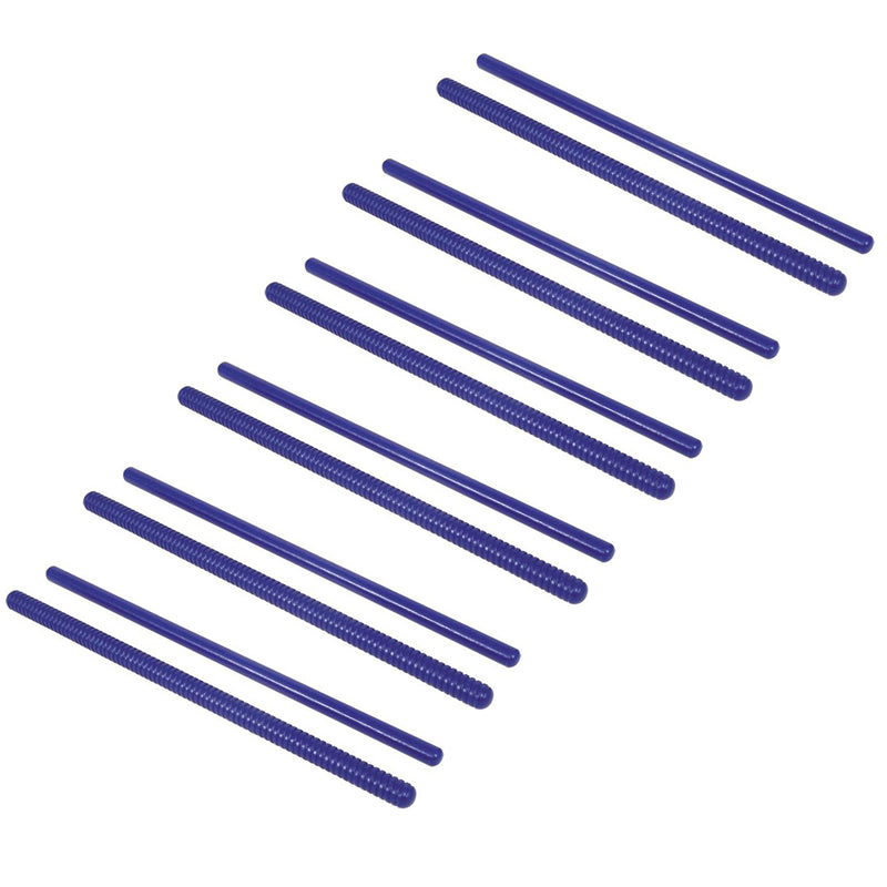 (6 EA) RHYTHM STICKS 1 FLUTED 1