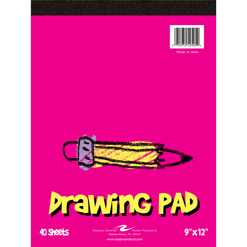 KIDS DRAWING PAD 9X12 40 SHEETS
