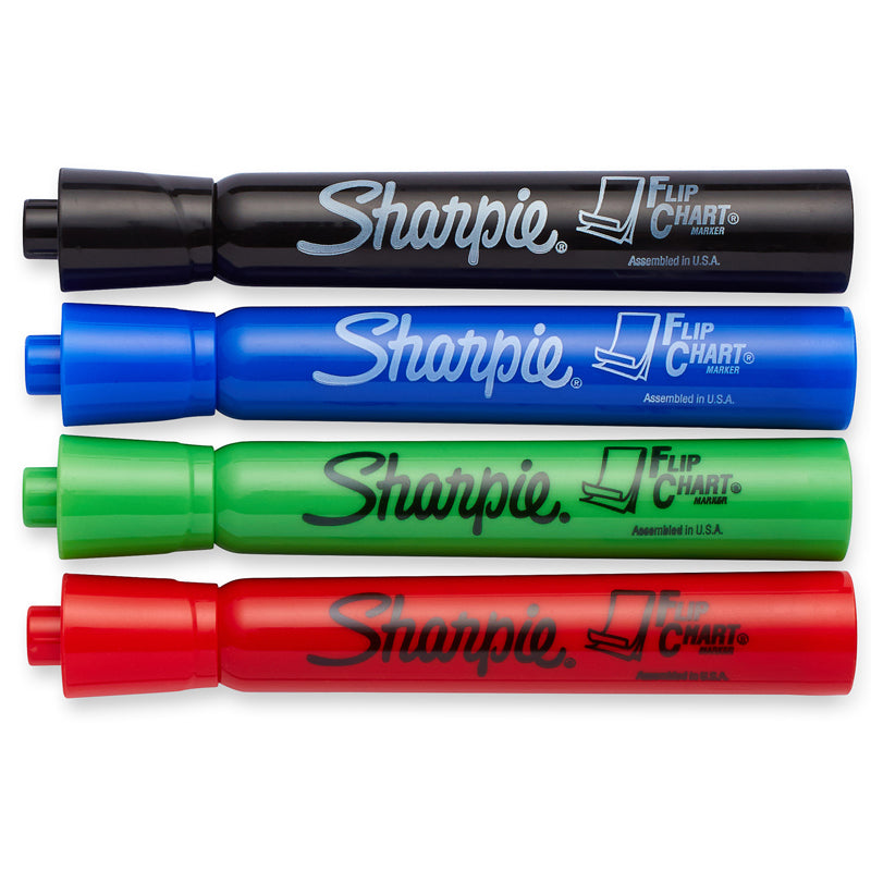 SHARPIE FLIP CHART MARKERS 4 PK