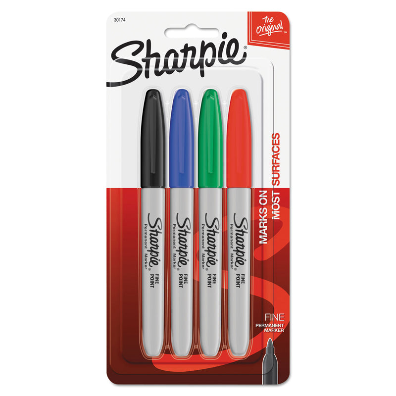 SHARPIE FINE 4 COLOR SET CARDED