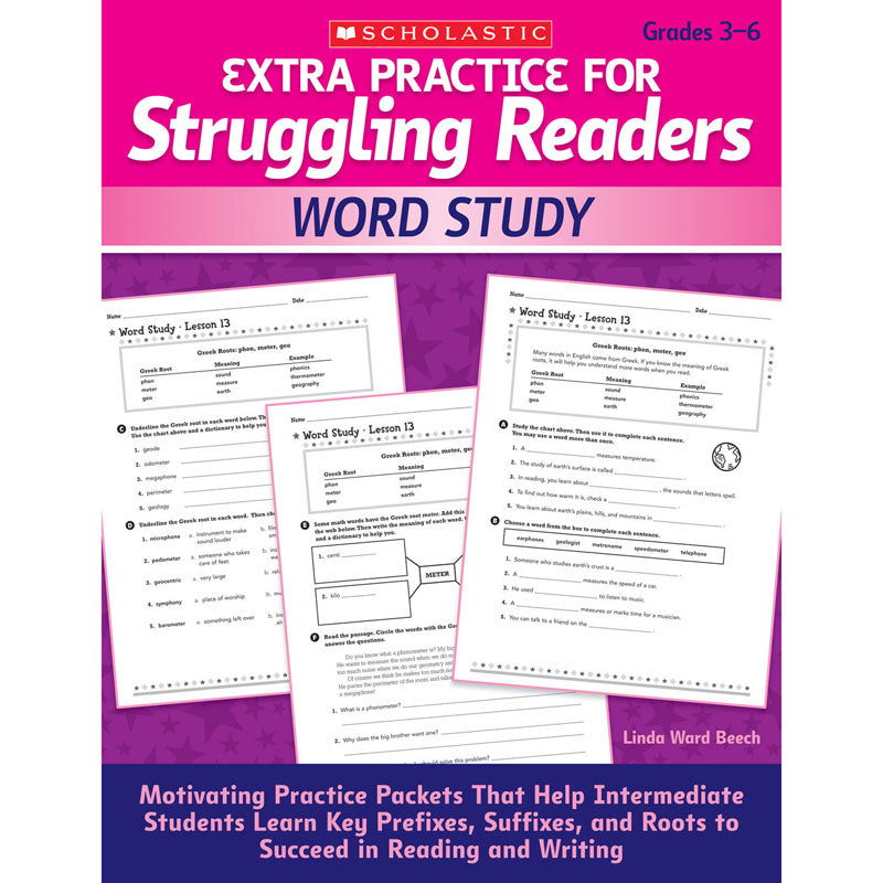 STRUGGLING READERS WORD STUDY