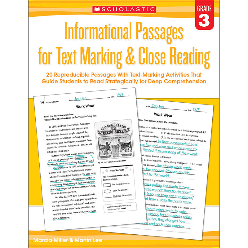 GR 3 INFORMATIONAL PASSAGES FOR