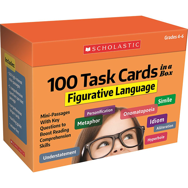 100 TASK CARDS FIGURATIVE LANGUAGE