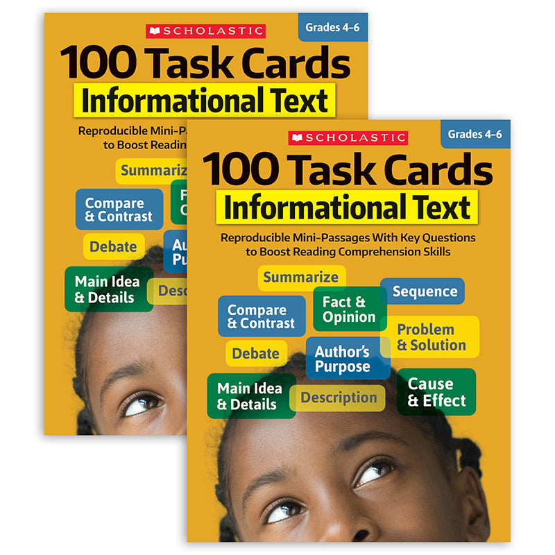 (2 PK) 100 TASK CARDS INFORMATIONAL