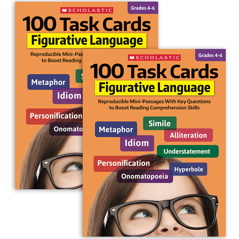 (2 PK) 100 TASK CARDS FIGURATIVE