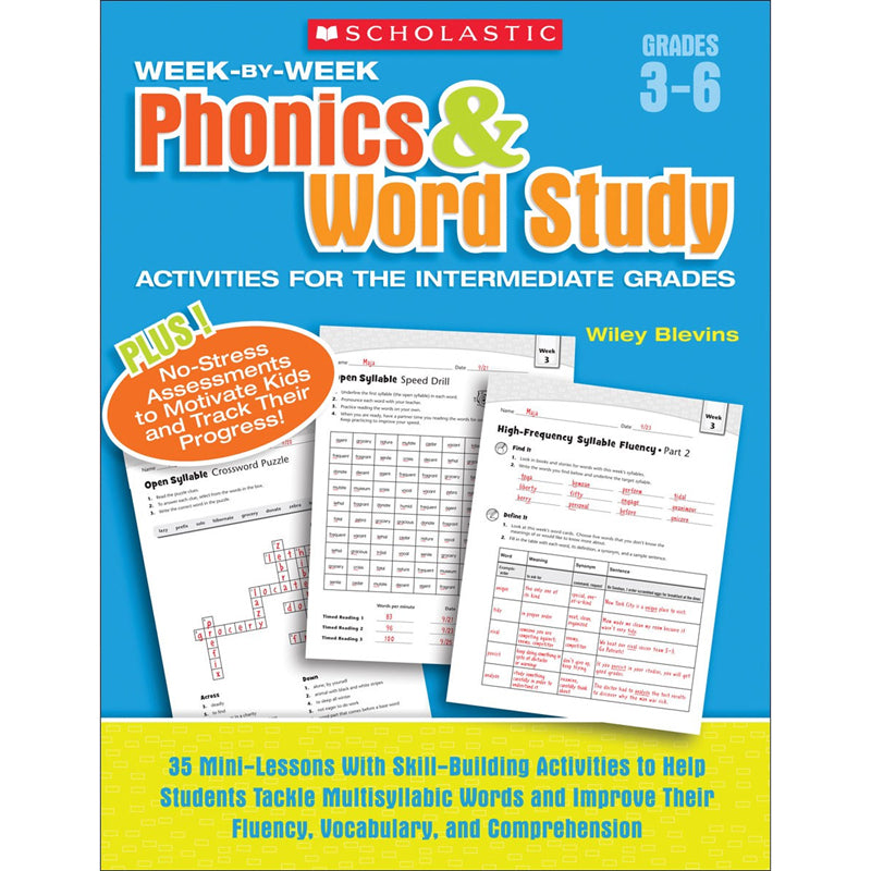 WEEK BY WEEK PHONICS & WORD STUDY