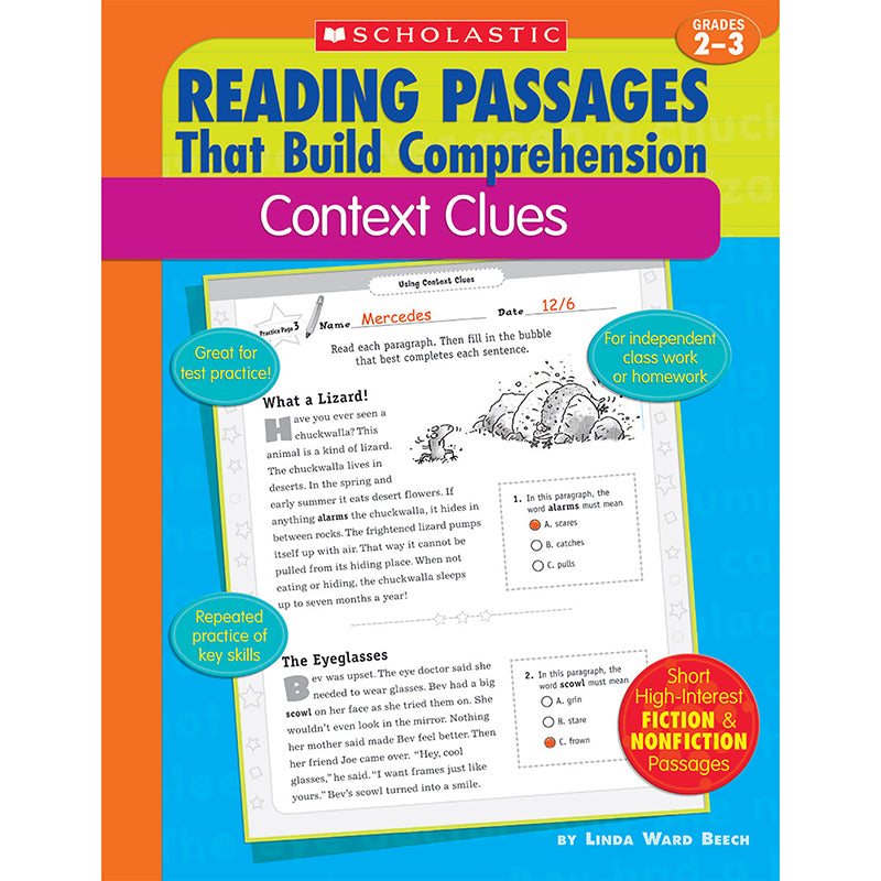 COMPREHENSION CONTEXT CLUES