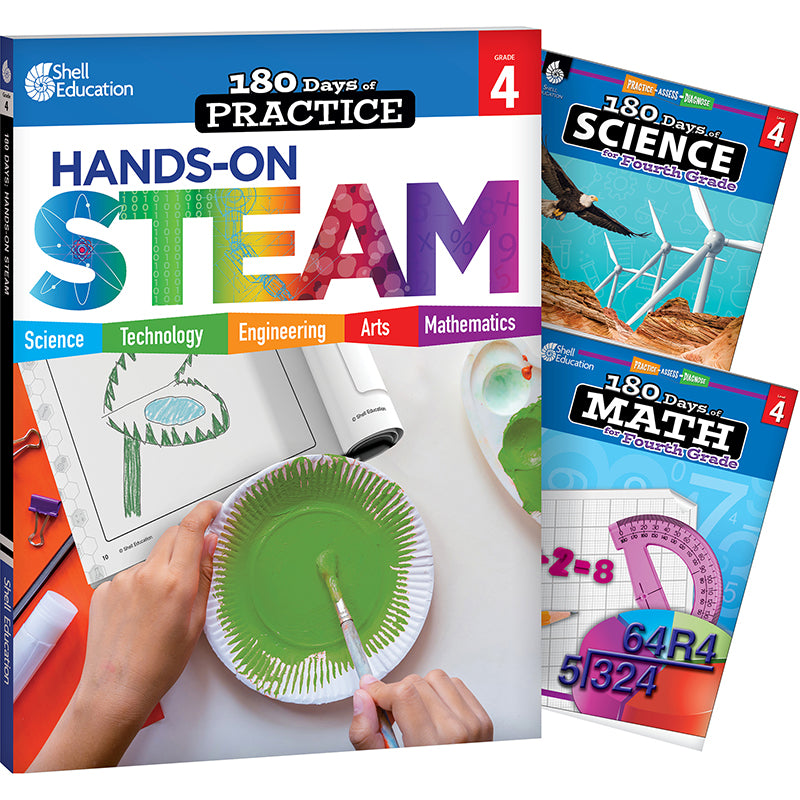 GR 4 180 DAYS STEAM 3 BOOK SET
