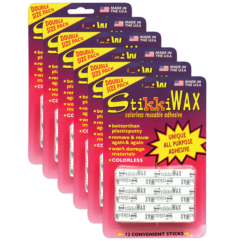 (6 PK) STIKKIWAX PACK OF 12 STICKS