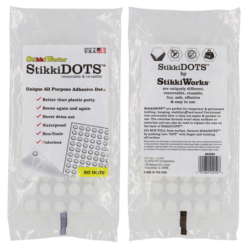STIKKI WAX DOTS 50 PER BAG