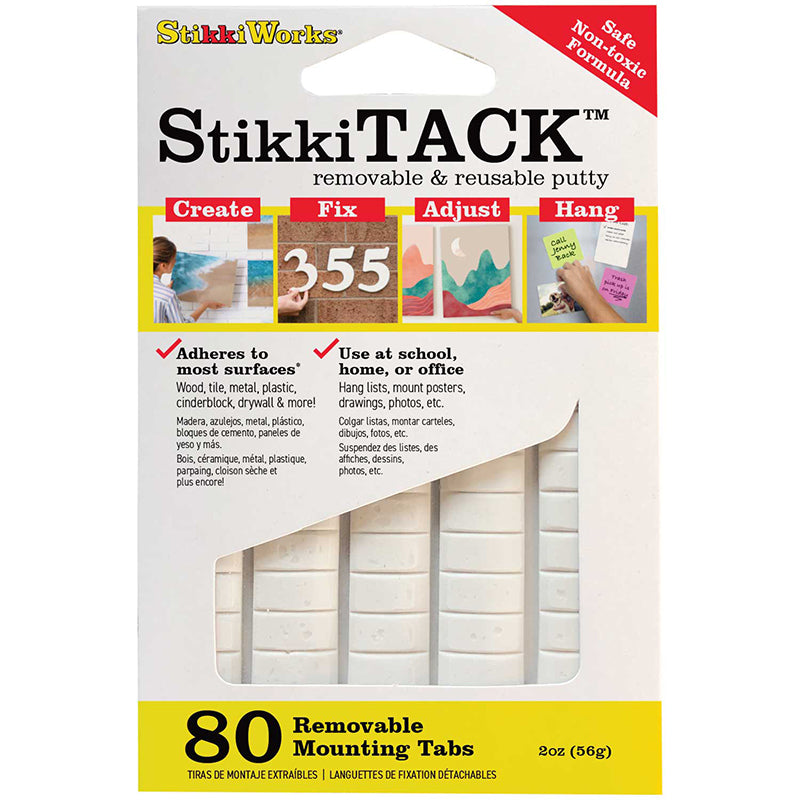 STIKKI TACK 80 WHITE TABS