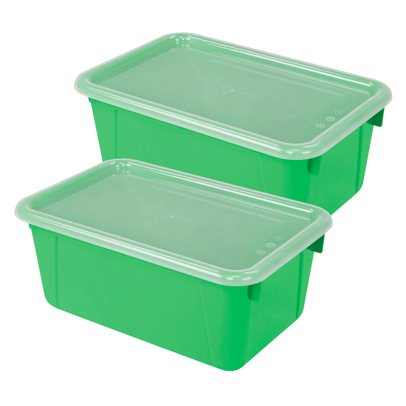 (2 EA) SMALL CUBBY BIN WITH COVER
