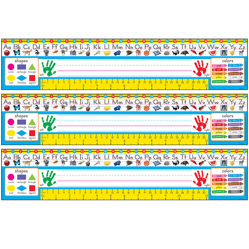 (3 PK) REFERENCE SIZE NAME PLATES