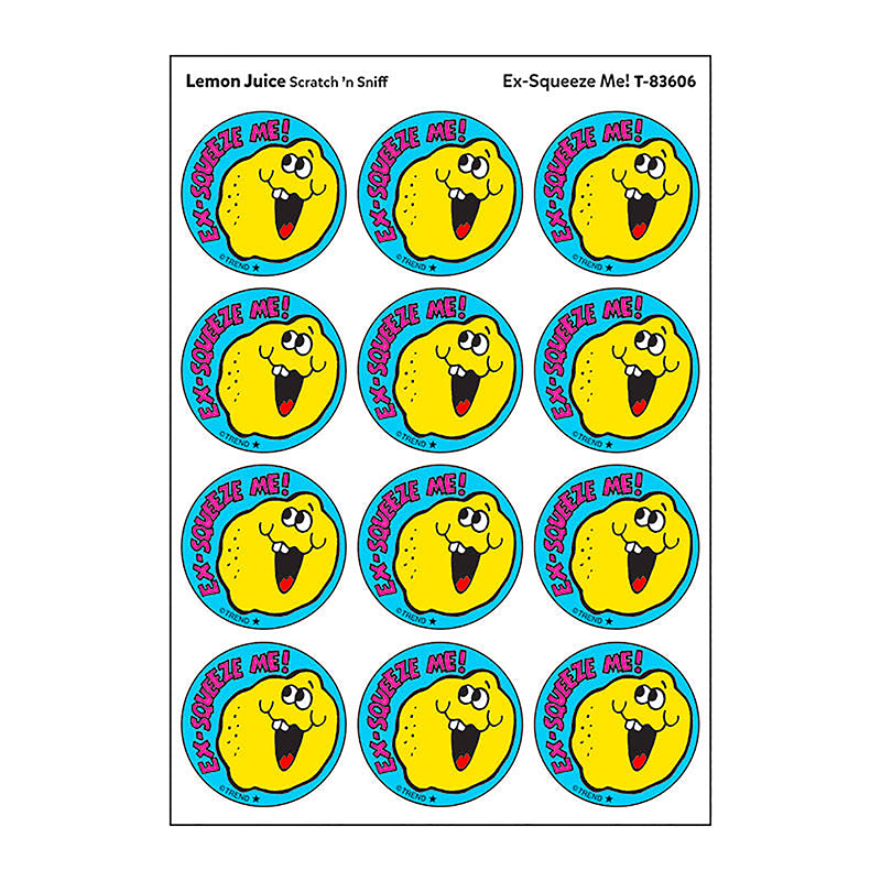 STICKERS 24CT EX SQUEEZE ME LEMON