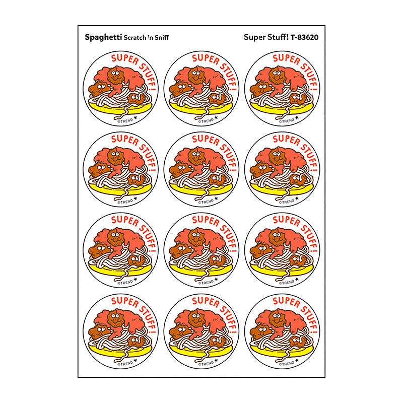 STICKERS 24CT SUPER STUFF SPAGHETTI