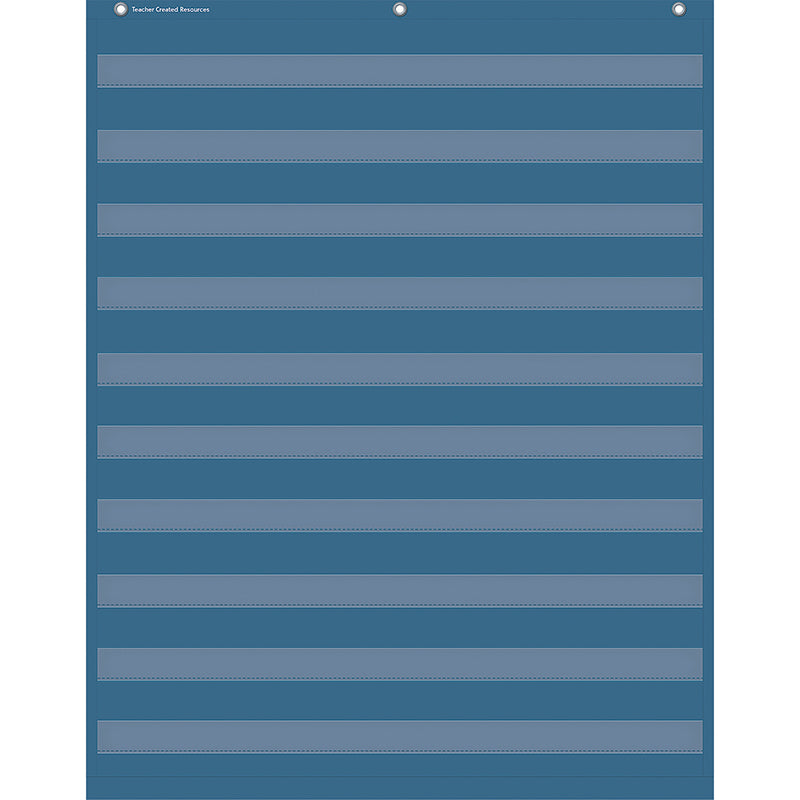 SLATE BLUE 10 POCKET CHART 34 X 44