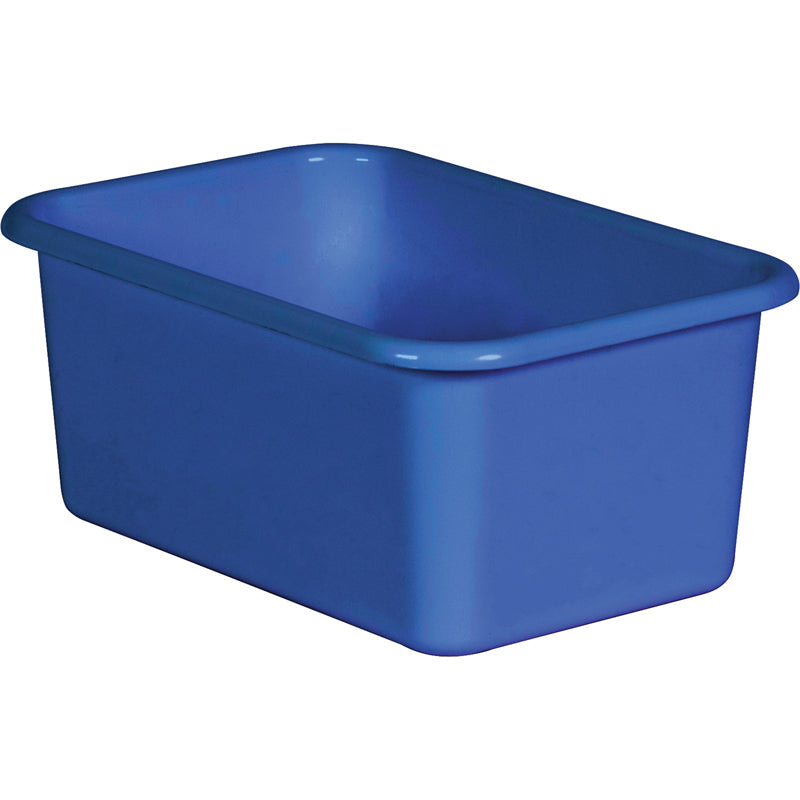 BLUE SMALL PLASTIC STORAGE BIN