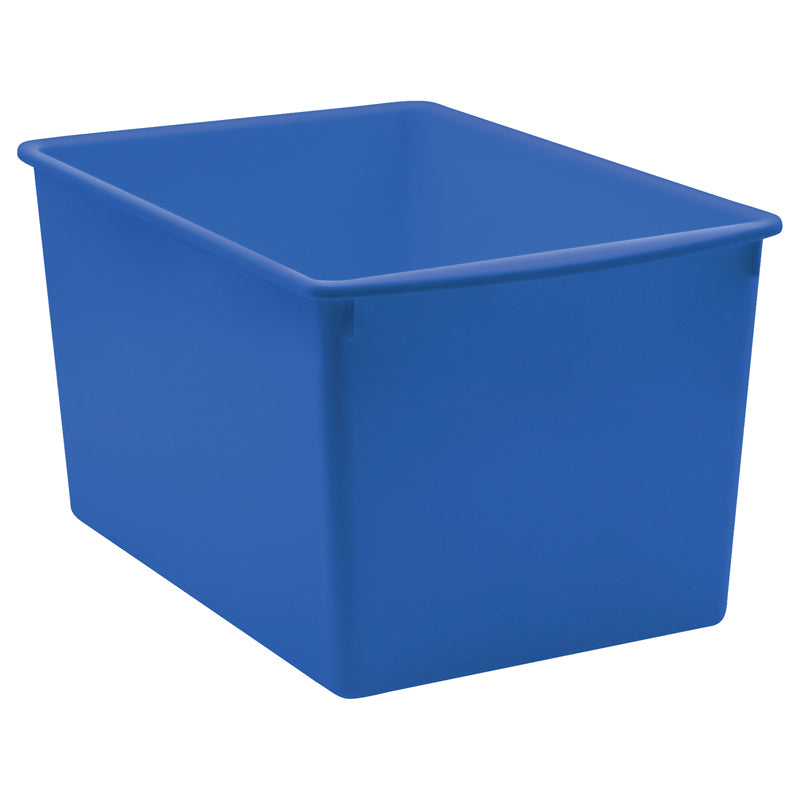 BLUE PLASTIC MULTI-PURPOSE BIN