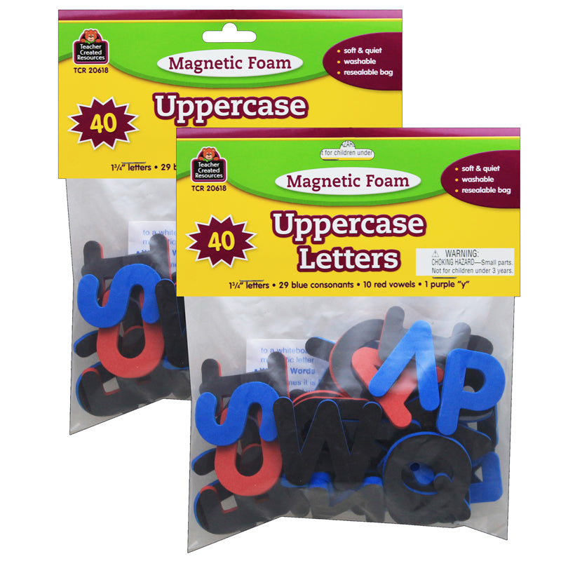 (2 PK) MAGNETIC FOAM UPPERCASE
