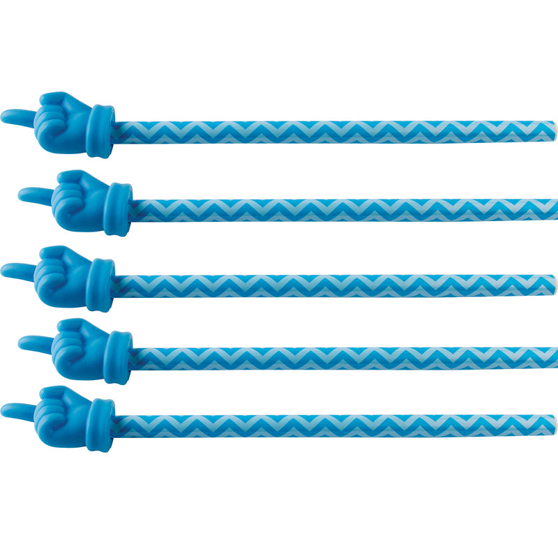 (5 EA) AQUA CHEVRON HAND POINTER