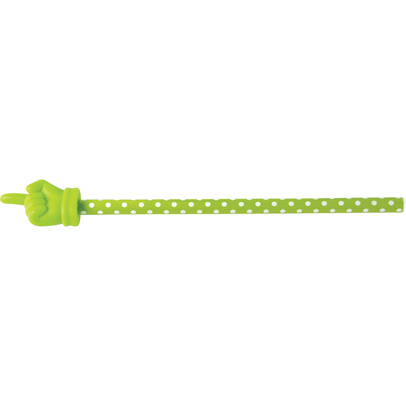 LIME POLKA DOTS HAND POINTER
