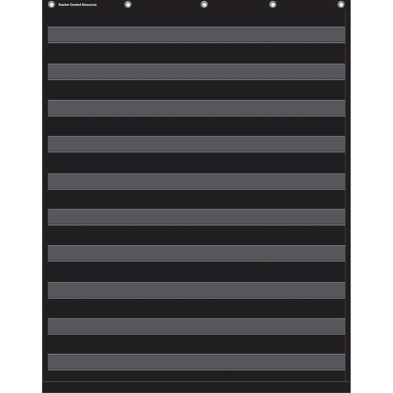 BLACK 10 POCKET CHART
