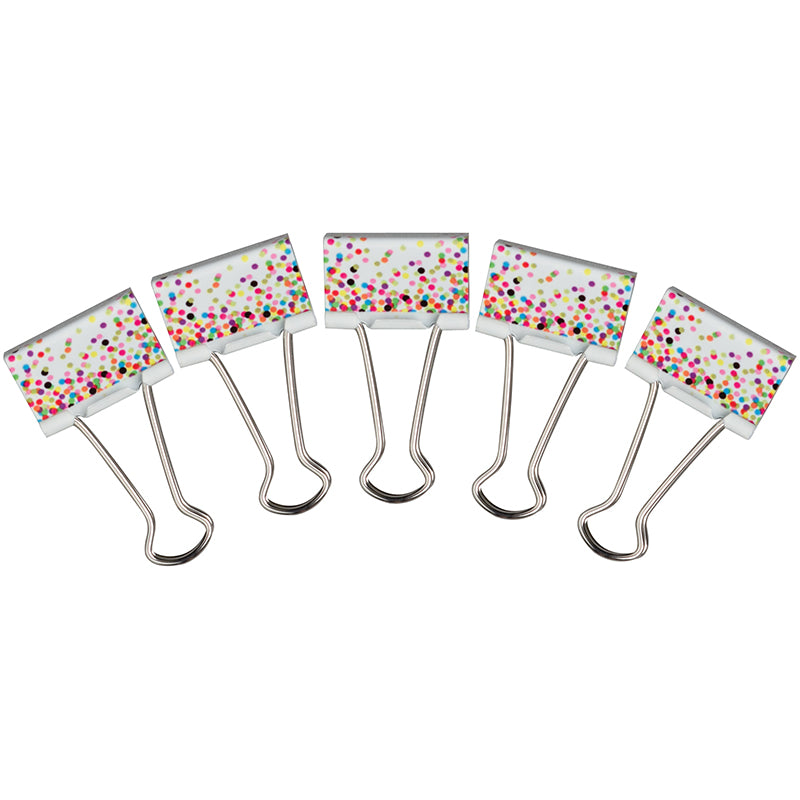 CONFETTI BINDER CLIPS MEDIUM