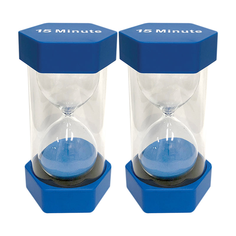 (2 EA) 15 MINUTE SAND TIMER LARGE