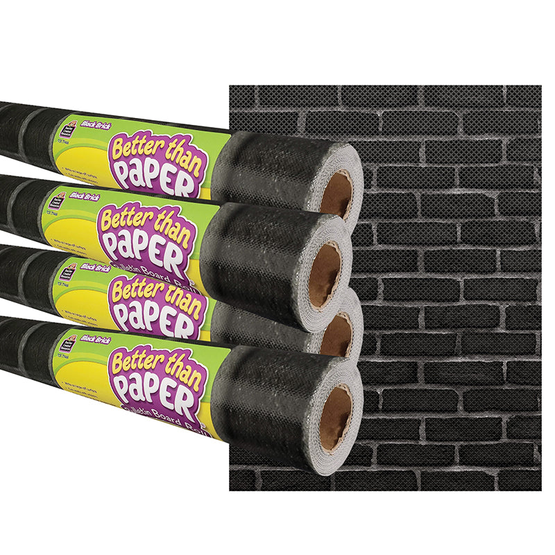 BLK BRICK BETTR PAPR BULLTN RL 4/PK
