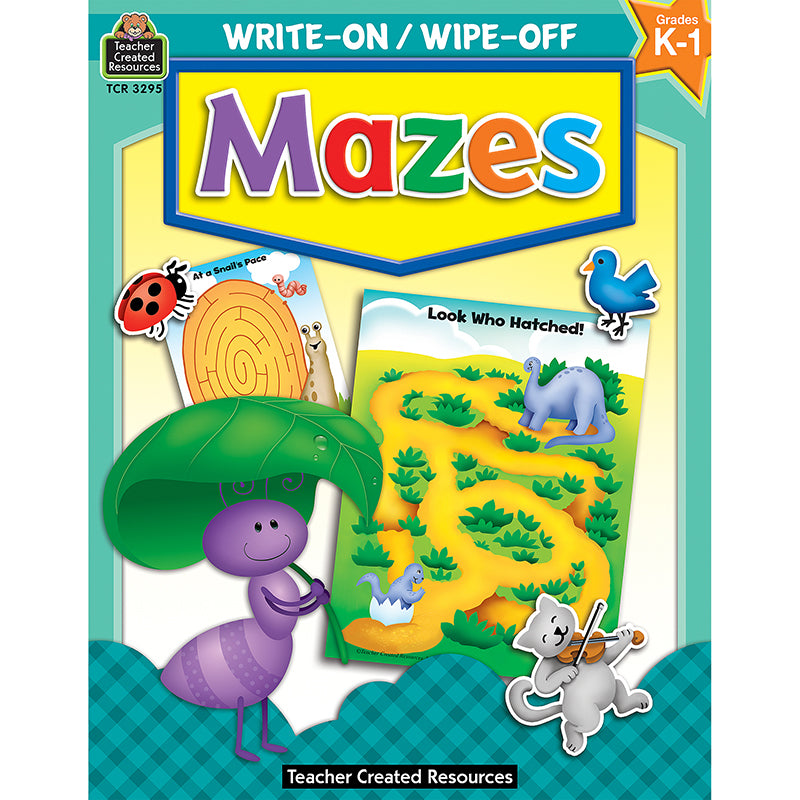 WRITE-ON/WIPE-OFF MAZES