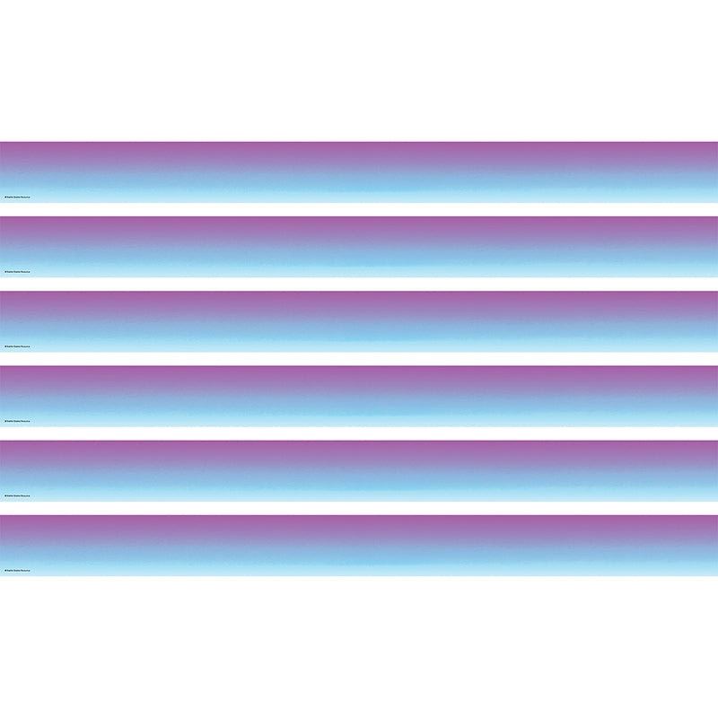 (6 PK) PPL & BLU COLOR WASH BORDER