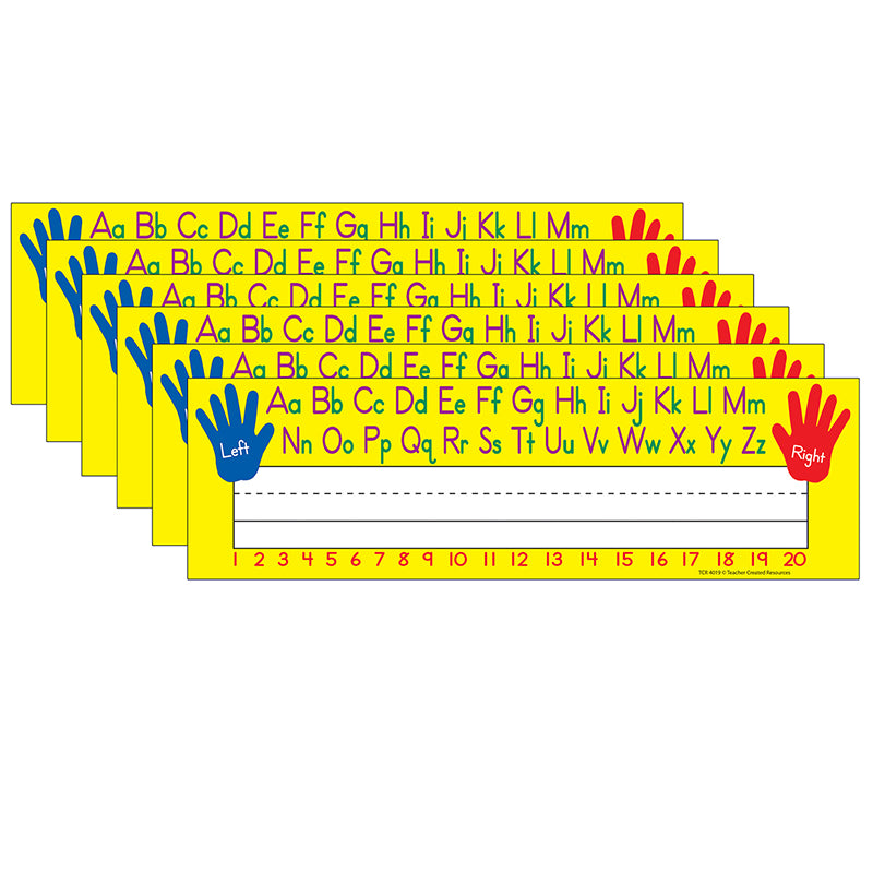 (6 PK) LEFT RIGHT ALPHABET