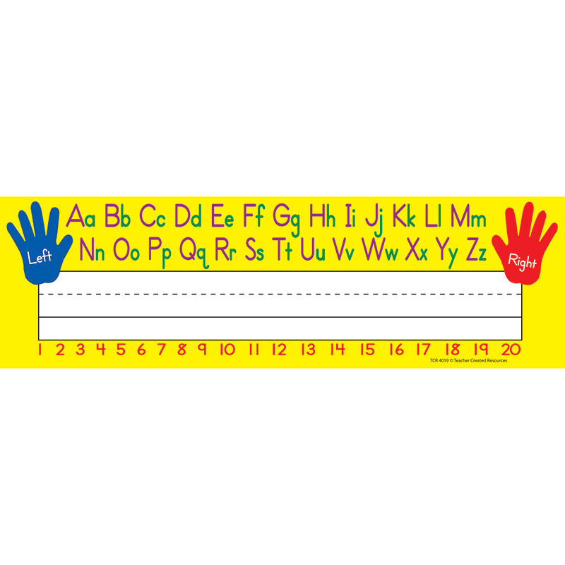 LEFT RIGHT ALPHABET 36PK FLAT NAME