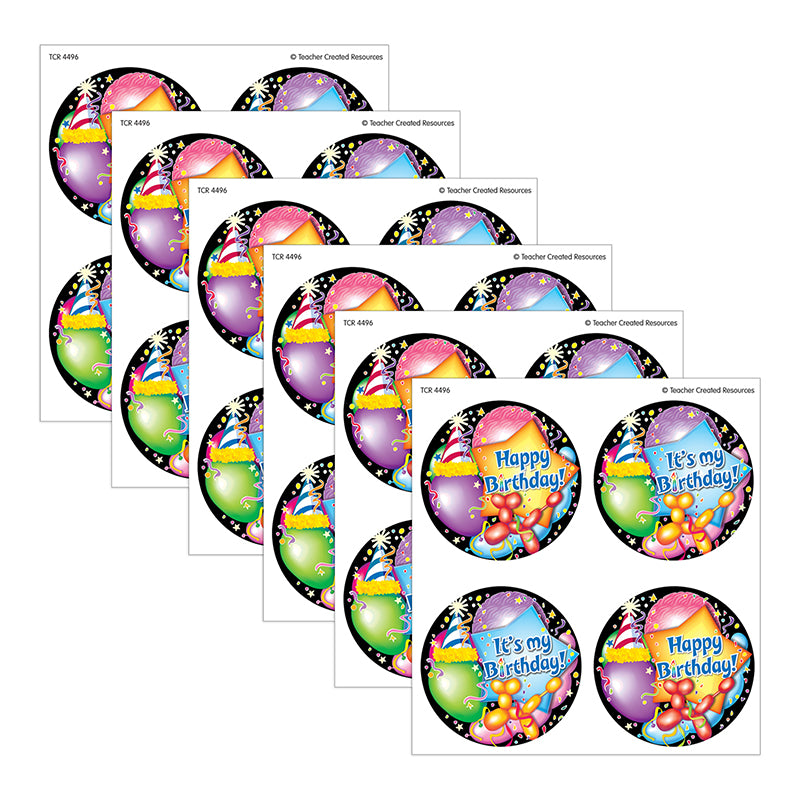 (6 PK) HAPPY BIRTHDAY WEAR EM