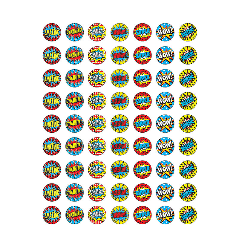 SUPERHERO MINI STICKERS