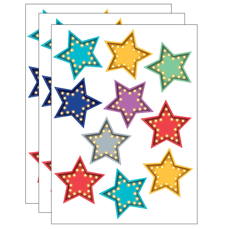 (3 PK) MARQUEE STARS ACCENTS