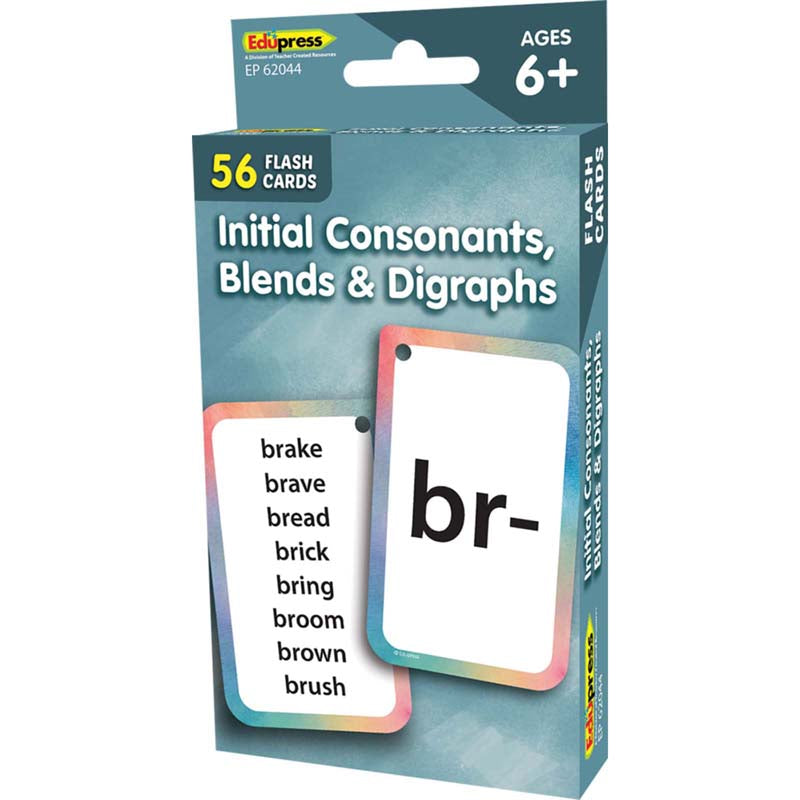 INITIAL CONSNNTS BLENDS FLASH CARDS