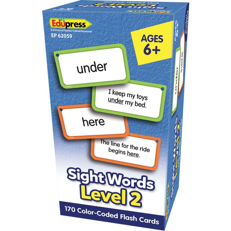 SIGHT WORDS FLASH CARDS LEVEL 2