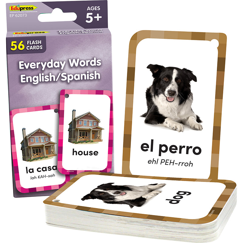 EVERYDAY WORDS ENG-SPAN FLASH CARDS