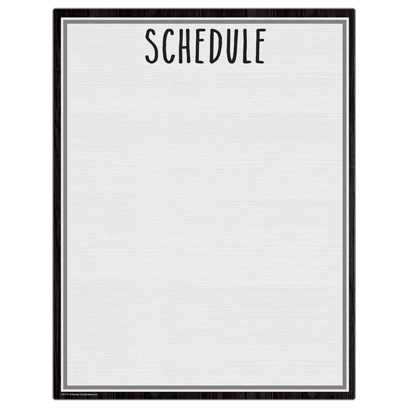 MODERN FARMHOUSE SCHEDULE WRITE-ON