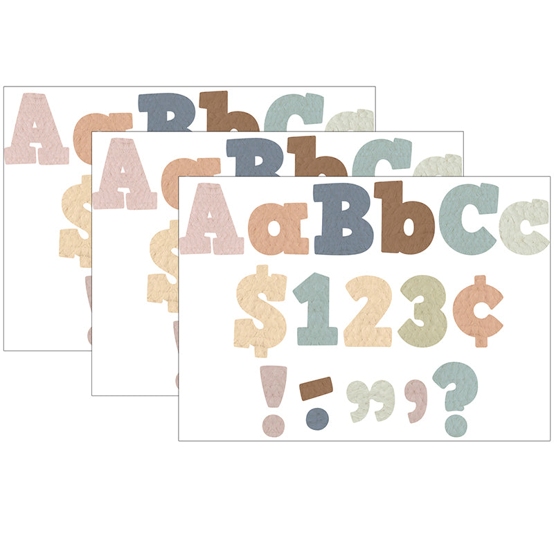 (3 PK) 4IN BOLD BLOCK LETTERS PACK