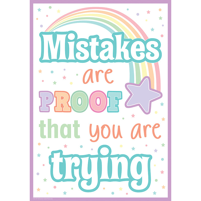 MISTAKES ARE PROOF POSITIVE POSTER