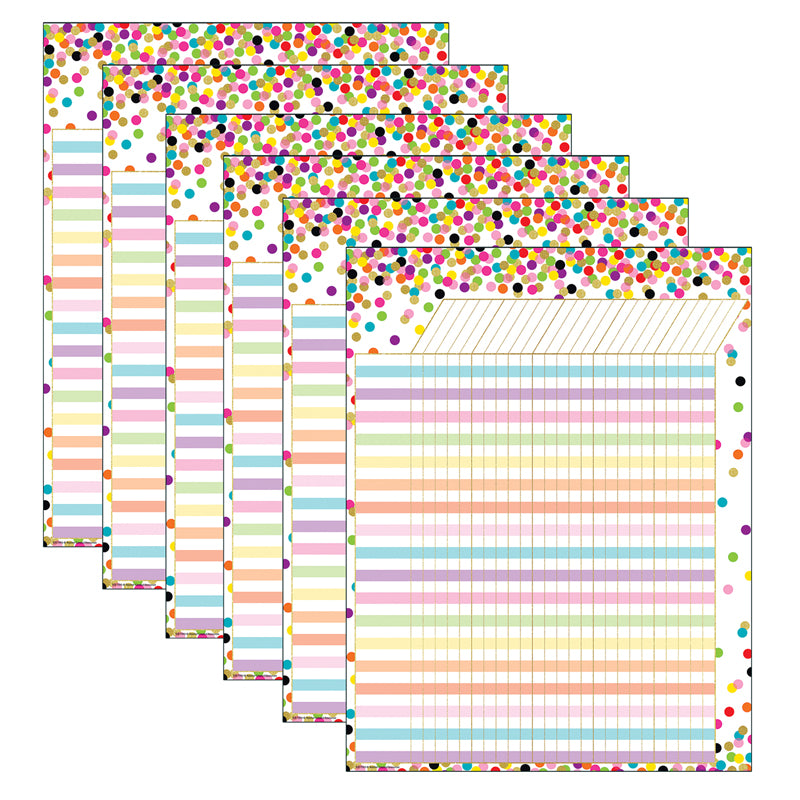 (6 EA) CONFETTI INCENTIVE CHART